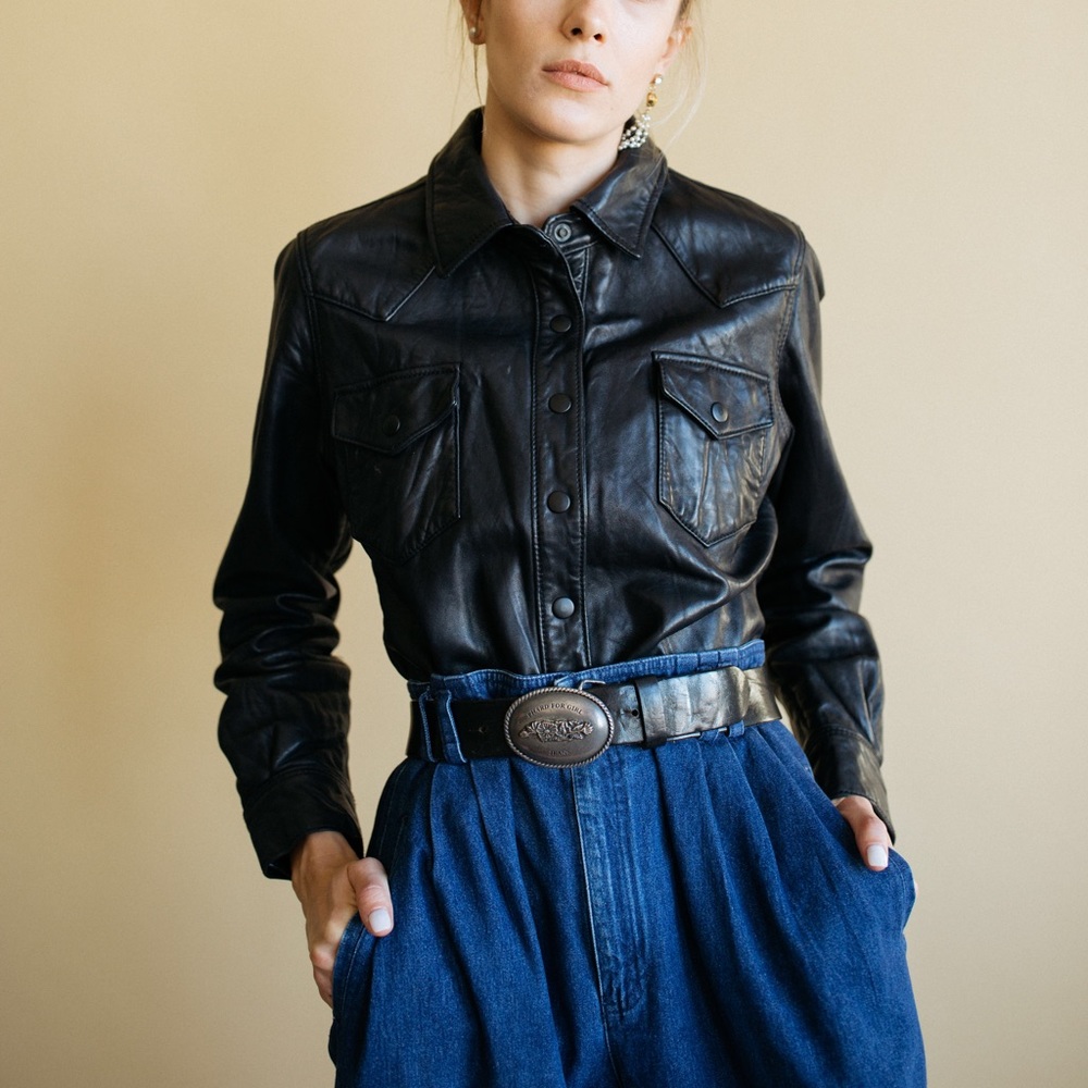 Stylish Genuine Leather Shirt